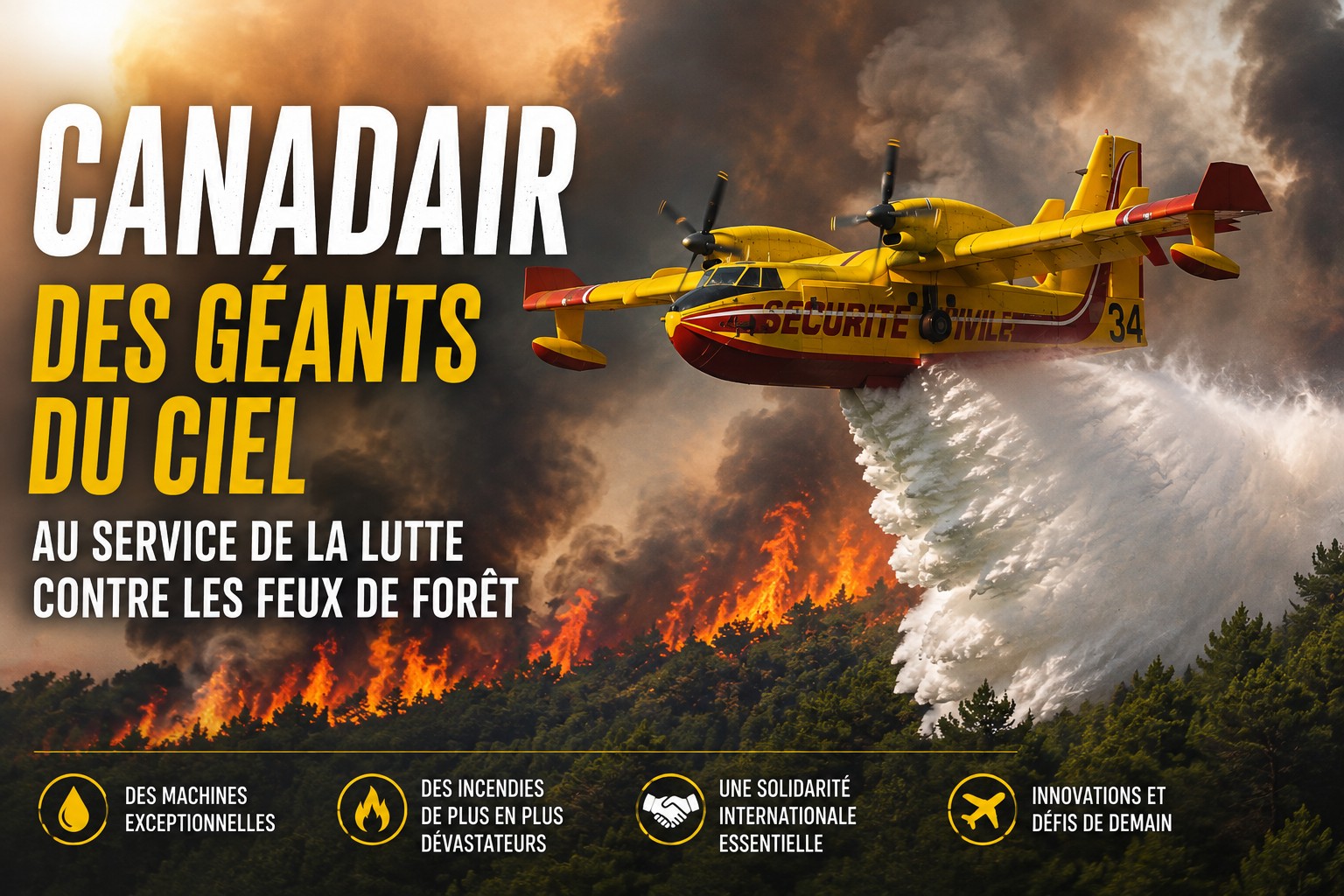 Le Canadair : un symbole de souveraineté internationale